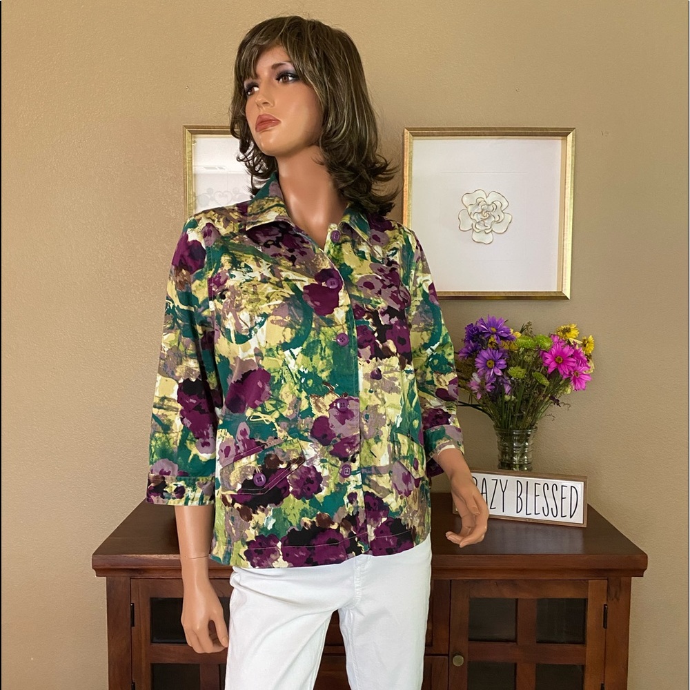 Bundle of 2 Draper’s & Damon’s Blazer Tops